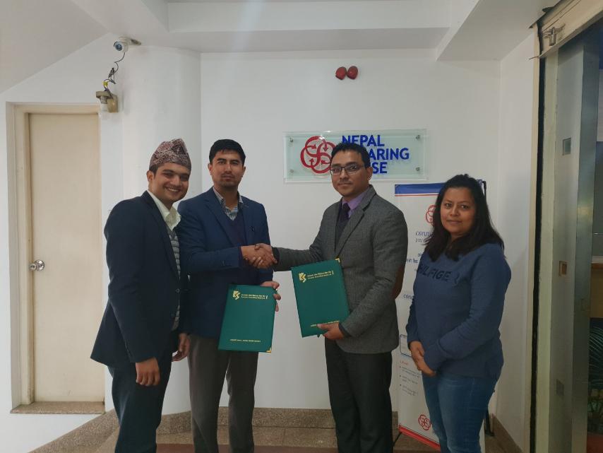 कामना सेवा बैंक र नेपाल क्लियरिङ्ग हाउसबीच आरटीजीएस सम्झौता