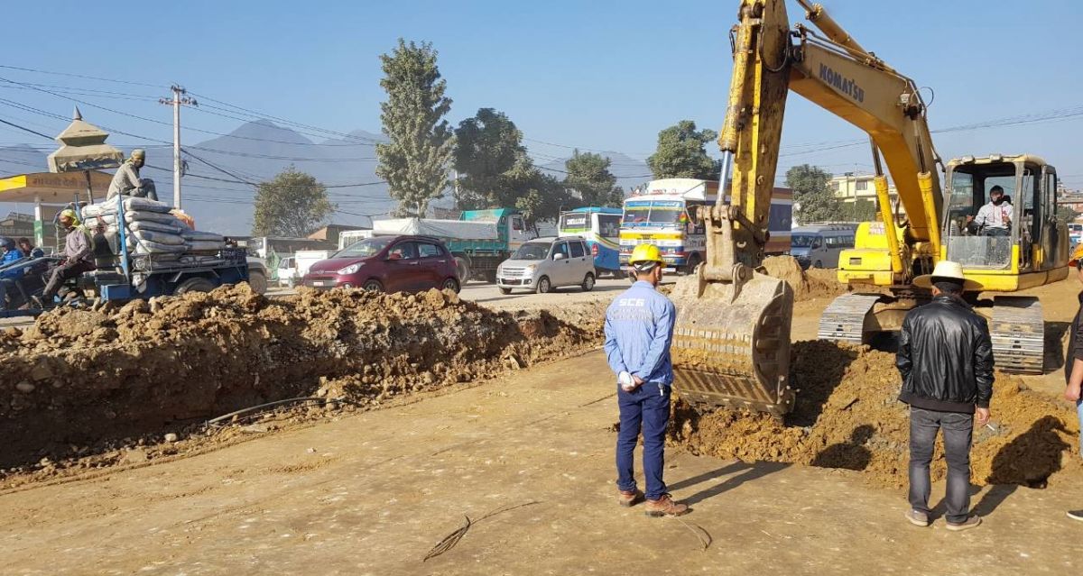 काठमाडौं चक्रपथ विस्तार योजना : दोस्रो चरणको विस्तारका लागि निर्माणस्थल खाली गराइँदै