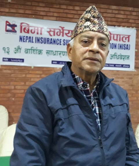नेपाल इन्स्योरेन्स सर्भेयर एसोसिएसनको अध्यक्षमा मोहन पुरुष ढकाल निर्वाचित