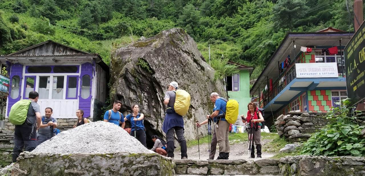 अन्नपूर्ण पदमार्गमा बढे विदेशी पर्यटक