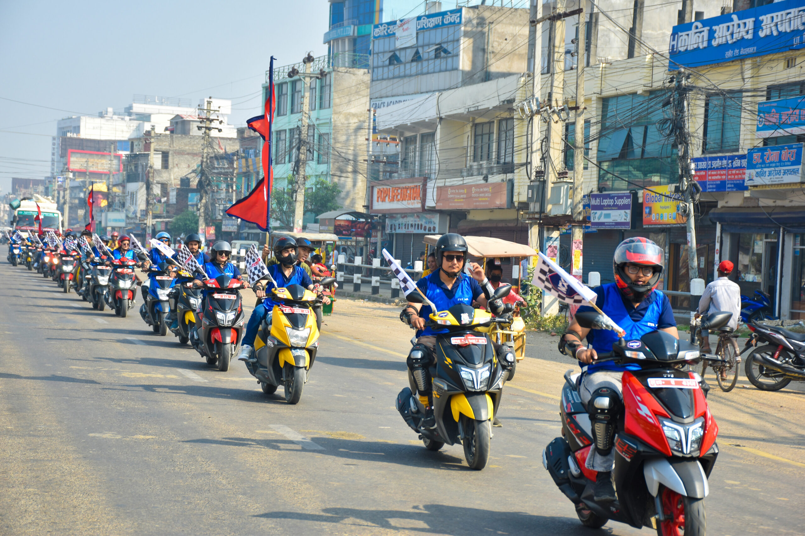 नेपालगन्जमा एनओजी (एन्टर्क ओनर्स ग्रुप) राइड सम्पन्न