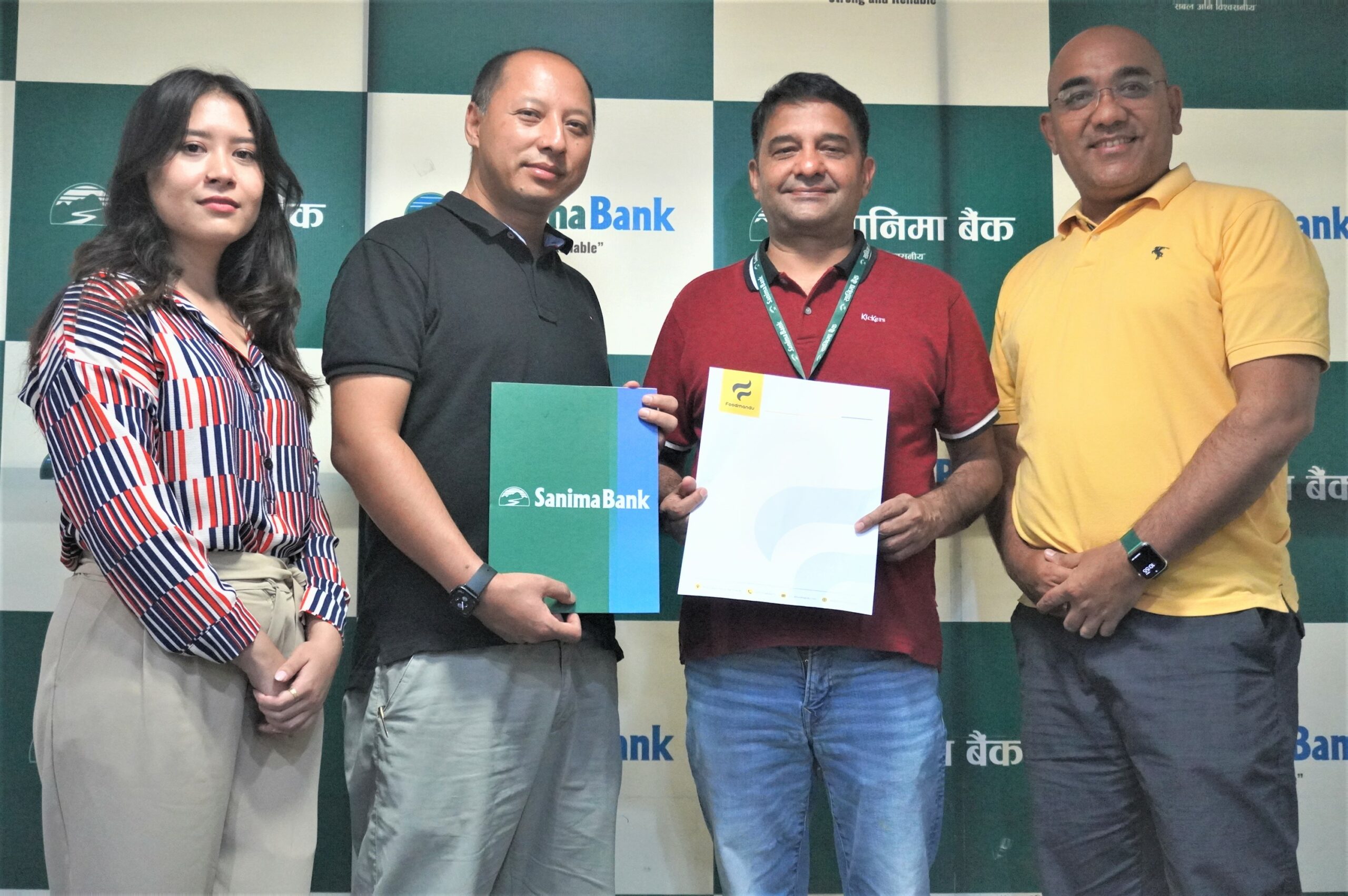 सानिमा बैंकका ग्राहकहरुलाई फुडमाण्डूमा क्यासब्याक अफर