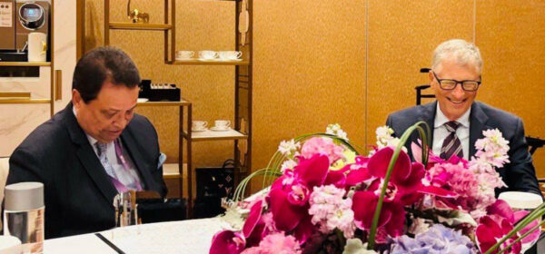 सिंगापुरमा बिनोद चौधरी र बिल गेट्स बीच नेपालका स्वास्थ्य र रोजगारी क्षेत्रमा छलफल