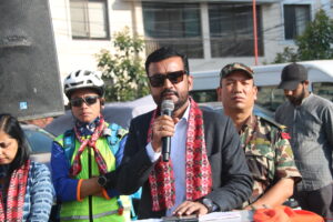 साइकल यात्राले गन्तव्य मात्र होइन, “स्वस्थ शरीर, स्वच्छ शहर”  भन्ने सन्देश पनि पुर्‍याउँछ : मन्त्री यादव
