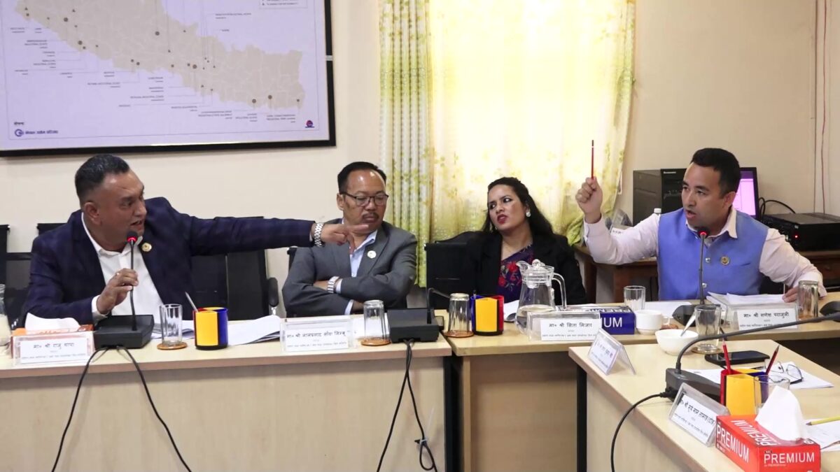 भिजिट भिसा प्रकरणमा संसदीय समिति बैठक तनावग्रस्त, छानबिनको माग गर्दै विवाद