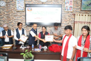 अन्तरजातीय विवाह गर्ने १५ जोडीलाई भरतपुर महानगरको सम्मान