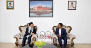 कोरियाली राजदूत र राष्ट्र बैंकका गभर्नरबीच शिष्टाचार भेट