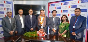राष्ट्रिय वाणिज्य बैंक नव अध्यक्ष देव कुमार ढकालद्धारा पदभार ग्रहण