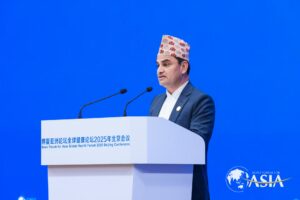बोआओ फोरममा स्वास्थ्य मन्त्री पौडेलको सम्बोधन, नागरिकको स्वास्थ्य पहुँच वृद्धिसँगै गुणस्तरमा सुधार ल्याउन एसियाली देशहरुसँग सहकार्यका लागि तयार