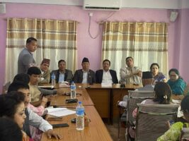 बागमती कांग्रेस संसदीय दल बैठक : अविश्वास प्रस्तावमाथि छलफल हुँदै