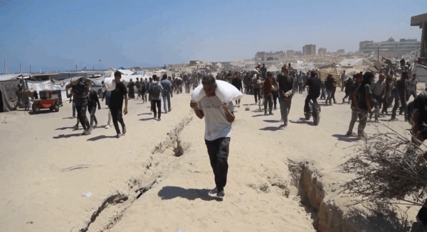 गाजामा सहायता सामग्री आपूर्तिमा अवरोध गरेपछि इजरायलको विरोध