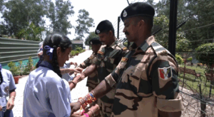 अपरेशन सिन्दूर’को स्मरण गर्दै जम्मूमा बीएसएफका जवानहरुले मनाए रक्षाबन्धन