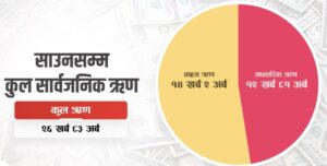 साउन महिनामा मात्र सरकारले लियाे ४४ अर्ब ५७ करोड ऋण, प्रतिव्यक्ति ऋणभार कति पुग्याे ?