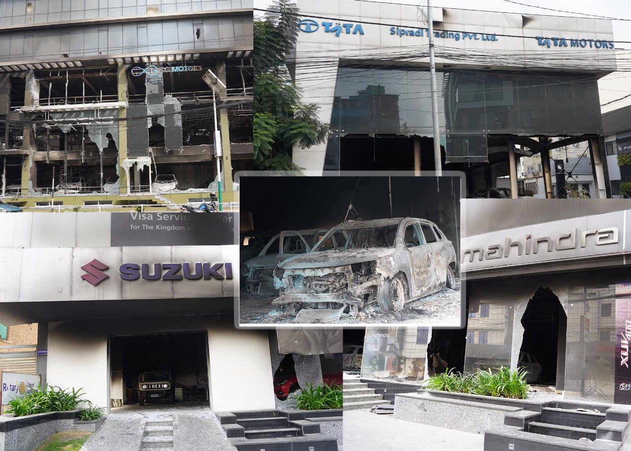 थापाथलीको अटो बजार खरानीमा, दशैंअघि उद्योग संकटमा