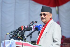 देशमा आतंक छ, शान्तिको पक्षमा उभिएकोमा सरकार रिसाएको छ : ओली