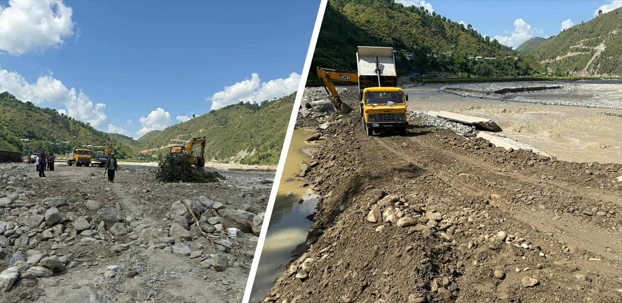 बिपी राजमार्गको ट्र्याक खुल्यो