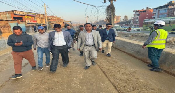 सूर्यविनायक–धुलिखेल ६ लेन सडक विस्तार ५०% पार, काम तिब्र