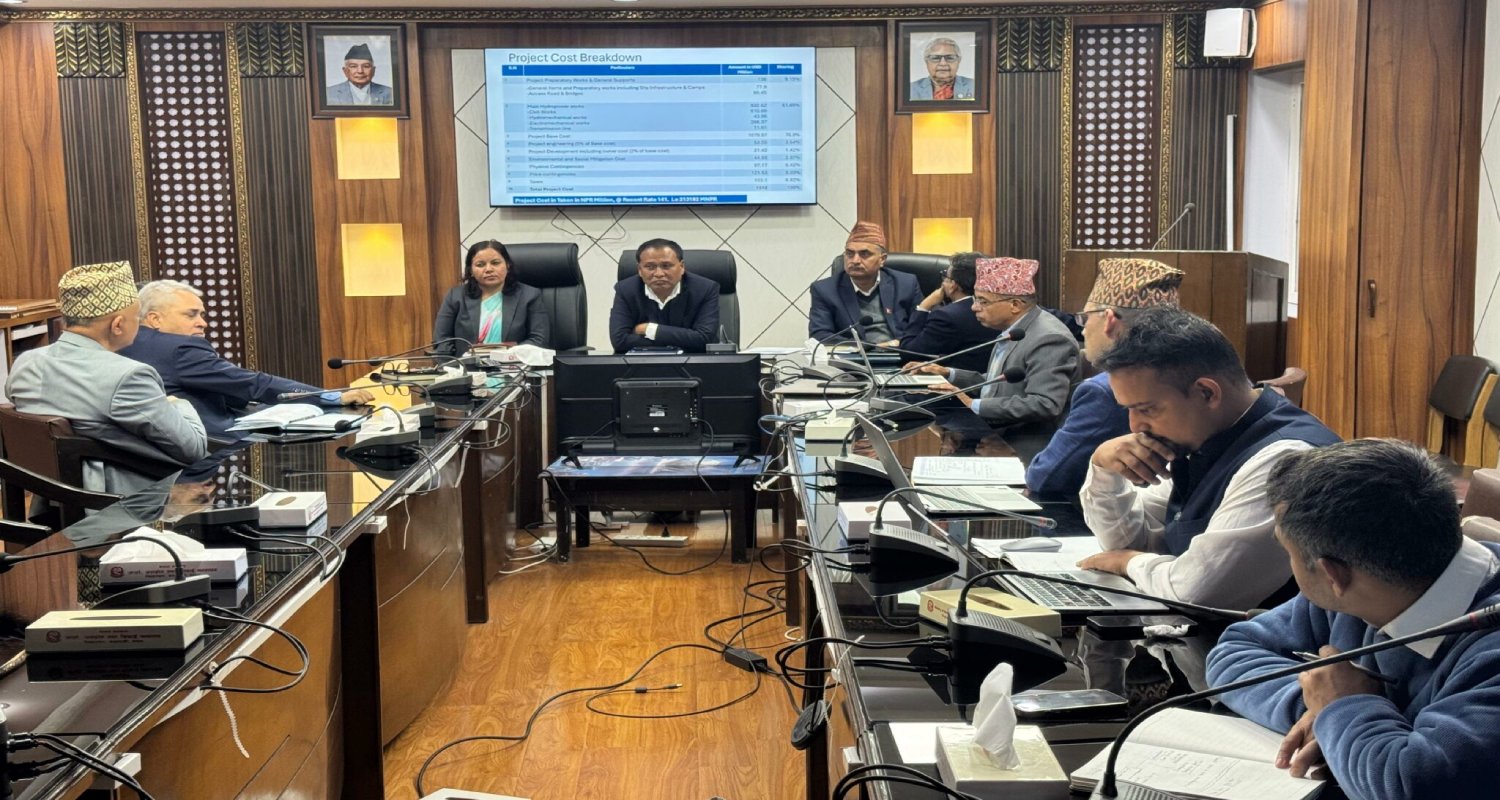 ‘बूढीगण्डकी–अपर अरुण मोडालिटी अघि बढ्यो, ठूला ऊर्जा परियोजनामा आन्तरिक स्रोतको भरोसा’