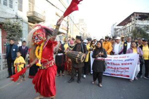 चेम्बरको हीरक जयन्ती : काठमाडौंमा वाकाथन, यवसायीहरुको मनोवल उकास्ने प्रयास