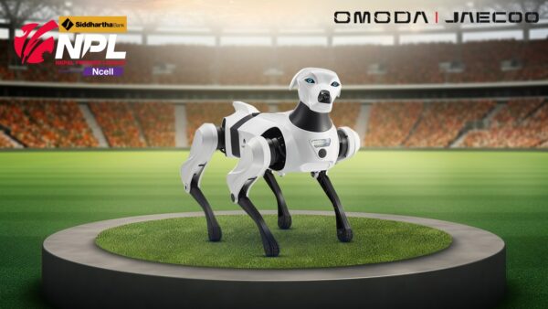 एनपीएल-२ मा ओमोडा एण्ड जेइकोको रोबोट डगसँग अन्तर्क्रिया गर्न पाइने