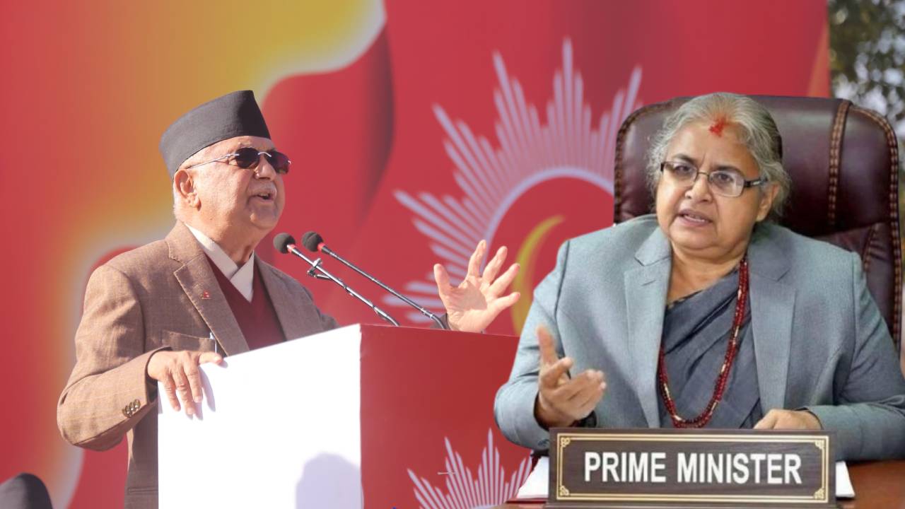 प्रधानमन्त्रीप्रति ओलीको आक्रोश- तपाईँ चुनाव गराउने को हो ? तमासा नदेखाउनुस्