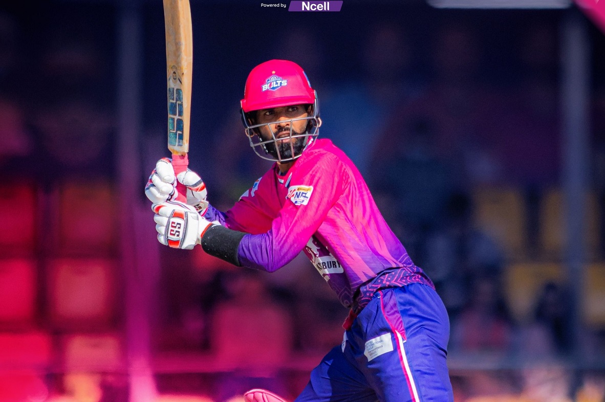 एनपीएलमा जनकपुर बोल्ट्सको पहिलो जित, अनिल र सदाकतको अर्धशतक